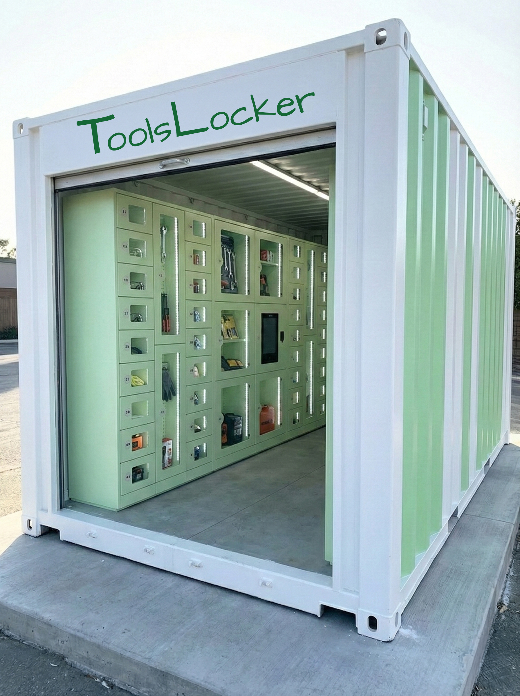 מחסן חכם של ToolsLocker – קונטיינר אוטומטי